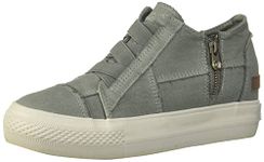 Blowfish Malibu Women's Mamba Sneaker, Sweet Gray Color Washed, 8