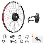 BAFANG Hub Motor Kit 48V 500W Rear Wheel 700C 28" Electric Bike Conversion kit with DM03 Display, Brushless Geared Hub Motor E-bike Conversion Kit (Without Battery)