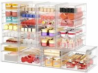 caktraie 6-Pack 30-Drawer Acrylic S