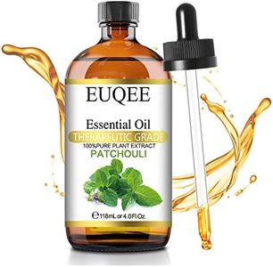Patchouli Essential Oil 118ml Patchouli Oil with Glass Dropper for Diffuser, DIY Soap, Candle Making - 4Fl Oz