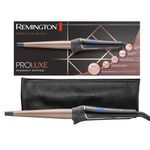 Remington PROluxe Midnight Curling Iron CI91WB | Long-Lasting Curls with OPTIheat Technology & Grip-Tech Ceramic Coating | 13-25mm Cone | 10 Heat Settings for Gentle, Non-Slip Styling