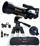 SpectrumOI Telescope for Adults and Kids, Telescopes for Adults Astronomy, Telescope for Kids 8-12- Premium Telescopio for Astronomical Exploration and Kids' Fascination with Astronomy and Carry Bag