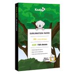 Koala Sublimation Paper 150 sheets 8.3x11.7 inches A4 for Heat Transfer DIY Gift Compatible with Inkjet Sublimation Printer 105gsm