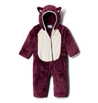 Columbia Unisex Baby Foxy Sherpa Bunting Snowsuit, Marionberry/Chalk, 6-12 Months US