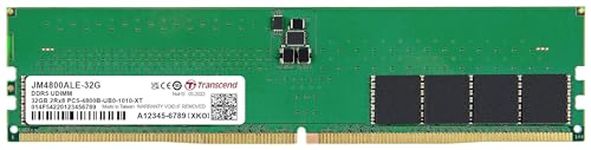 Transcend RAM 32GB DDR5 4800MHz CL40 (2Rx8) Desktop Memory - JM4800ALE-32G