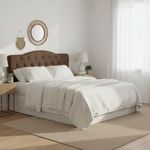 Naomi Home Cassandra Queen Tufted Headboard, Upholstered in Durable Linen Fabric – Premium Foam Cushioning, Adjustable Height, Floating Wall or Bed Frame Mount, Compatible with Adjustable Beds