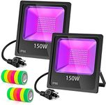 150W LED UV Black Light 2 Pack, LED