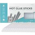 Professional Hot Glue Sticks by Smith’s® | 7mm x 100mm | 50 Pack | Grade A+ Clear Glue Gun Refills | Environmentally Safe EVA Resin | RoHS Certified | Fits 99.9% of Glue Guns | Perfect for Most Uses