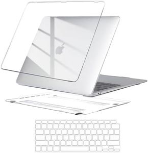 T Tersely Case for MacBook Air M3 M2, 2024 2023 2022 Model A2681 A3113 13.6-inch Case Compatible with MacBook Air 13.6 with Keyboard Cover (Clear)