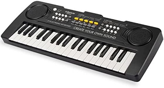 HEEPUEW Kids Piano Keyboard, 37 Keys Portable Music Keyboard Electric Piano Toys for Children, Educational Instruments Toddler Keyboard Piano for Kids Ages 3 4 5 6 7 8 9