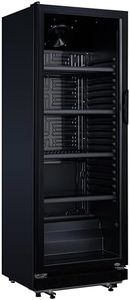 METRO Professional Getränkekühlschrank GSC2360B, 62 x 63.6 x 175.3 cm, 347 L, LED-Beleuchtung, 4 verstellbaren Einlegeböden, schwarz