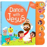 Dance with Jesus Christian Sound Books for Toddlers 1-3 | Musical & Religious Toddler Books | Ideal Baptism Gifts for Boys and Girls - Interactive Baby Books for 1 Year Old for Easter Baskets