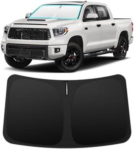 INSAUTO Custom Fit Windshield Sun Shade Accessories for Toyota Tundra 2007-2021, Foldable Front Window Sunshade, UV & Heat Reflector, Keeps Interior Cool, Includes Storage Bag
