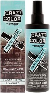 Crazy Color Temporary Hair Colour Pastel Spray, Bubblegum, 250 ml