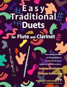 Easy Traditional Duets for Flute and Clarinet: 28 traditional melodies from around the world arranged especially for equal beginner flute and clarinet ... is below the break. All are in easy keys.