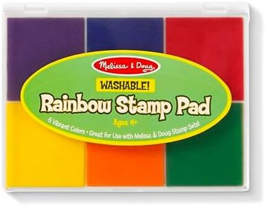 Melissa & Doug - Rainbow Stamp Pad 6 Colours