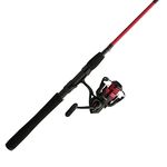 PENN Fierce IV Spinning Reel and Fishing Rod Combo, Black/Red