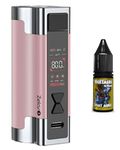 Aspire Zelos 3 MOD Regulated 80 watts 3200MAH 0.96 TFT Colour Screen Compatible With Aspire Zelos 3 Tank+ 10ml Nightmare Juice Nicotine Free (PInk)