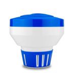 WaterWarden Floating Pool Chemical Dispenser – X-Large 7.5” Chlorine or Bromine Tablet Holder – Adjustable Floater for Pools, Hot Tubs & Spas – Holds Up to 4 Tablets – Deluxe Design