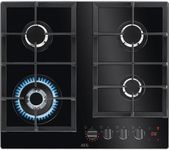AEG HKB64450NB FlameLight Gas Hob, 