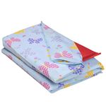 Wildkin 100% Cotton Mat Cover, Sewn-in Flap Pillowcase Design Nap Mat Covers Fits Our Vinyl Nap Mat up to 1.5 Inches Including Basic KinderMat, BPA-Free, Olive Kids (Butterfly Garden), 30113