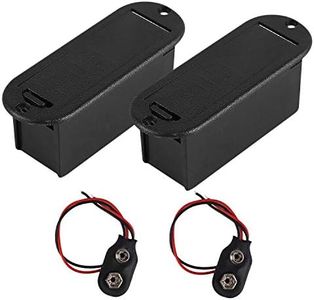 9V Battery Box Case Holder for Active Guitar Bass Pickup (Pack of 2)