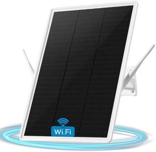 Repeteur WiFi Solaire Batterie Exterieur sans Fil, Puissant Amplificateur WiFi Couvre100-mètres, Outdoor répéteur WiFi Extender 2.4Ghz 300Mbps, Idéal pour Les Grands Espaces éloignés(33 * 23cm)