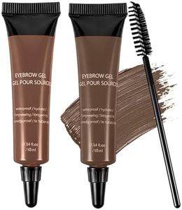 Long Lasting Waterproof Smudge proof Liquid Eyebrow Gel, 2026 New Eyebrow Pomade, Multi-functional Eyebrow Tint for Salon and Home Use, Professional Eyebrow Dye Cream for Women (CHOCOLATE+BRUNETTE)