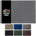 GORILLA GRIP Front Door Mat, Indoor Outdoor Ultra Absorbent HydroAbsorb Doormat, Absorbs Up to 1.7 Cups of Water, Stain and Fade Resistant, Rubber Backing Doormats, Captures Dirt, 29x17 Gray