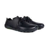 BAER Shoes Urban Grounder Leder Exekutive Barefoot & Minimalist Shoes for Men, Women - Black, Sizes (6) |Wide Toe Box| Zero Drop Sole.