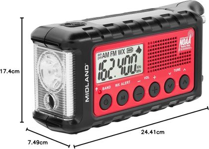 Midland ER310 Weather Alert Radio – NOAA All Hazard Emergency Radio