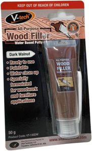 V-Tech Wood Filler, Dark Walnut, 50 g