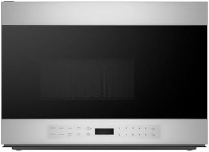 SHARP SMO1461GS Over the Range Microwave Oven with 12.8" Carousel Turntable, 24-inch, 1.4 Cubic Feet, 1,000 Watt, Sensor Cooking, Edge to Edge Black Glass with Stainless Steel