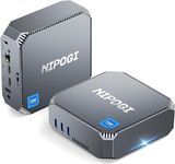 NiPoGi Mini PC 16GB RAM 1TB M.2 NVMe SSD,Ιntel Alder Lake N100 Mini Computer(up to 3.4GHz), Mini Desktop PC,Support 4K Dual HDMI/WiFi5/BT4.2/RJ45 Micro PC for Bussiness Office Home