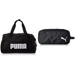 PUMA Unisex Adults Challenger Duffel Bag Xs Sports Black, One Size & Unisex's teamGOAL 23 Shoe Bag Sports Black, OSFA