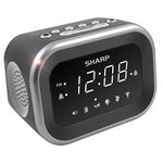 Sharp Big Bang Super Loud Alarm Clock - Silver