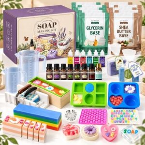 PIUH Premium Soap Making Kit for Adult Making Soap Kit with Supplies