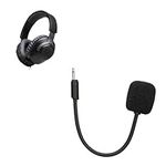 kwmobile Microphone Compatible with JBL Quantum 100 - Replacement Mic for Gaming Headphones - Black