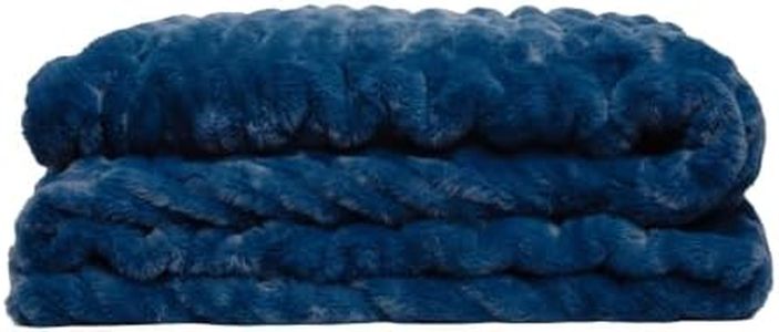 Big Blanket Co Cloud Luxe Ink Navy | 8' x 8' Ultra-Plush Cloud Blanket | Incredibly Soft, Machine Washable | Luxury Oversized Throw