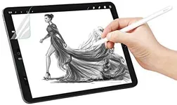 [2 Pack] iPad Mini 5 Screen Protector, like paper ipad Mini 5 Compatible Apple iPad Mini5 2019[Anti Glare][Scratch Resistant][Paperflim Film Writing][Apple Pencil Compatible] High Touch Sensitivity