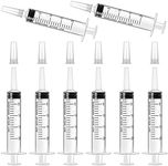 8 Pcs 20ml Syringe with Caps,Plasti