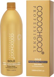 COCOCHOCO Gold Keratin Hair Treatment 1000ml – Smoothing Formula