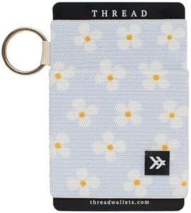Thread Wallets Ultra Slim Card Holder Wallet - Slim Wallet for Women & Men - Minimalist Wallets for Women - Small Wallet for Women & Men - Modern Credit Card Organizer Mini Wallet (Luna)
