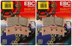 EBC Brake Pads, FA447HH, Metal, Front, Motorcycle, Sintered, ECE R90 - 2 Packs