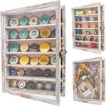 GraduationMall Shadow Box Frame with Removable Shelves,12x16 White Deep Memory Box Display Case for Military Medals Flowers Keepsake Collectibles