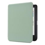 DMLuna Case for Kobo Clara BW (Model N365) / Kobo Clara Colour (Model N367) 6" 2024 Release, Ultra Slim Lightweight Premium PU Leather Cover with Auto Sleep/Wake Function, Agave Green