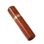 Toothpick Pocket Holder Dispenser Toothpick Holder Pocket Toothpick Holder Natural Wood Toothpick Dispenser Capsule Case Portable Handmade Craft Outdoor Use (Rosewood)