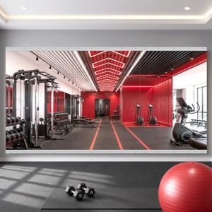 BEAUTYPEAK Home Gym Mirror, 60"x 46"-3PCS Full Body Workout Mirrors