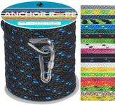 Anchor Rope 50 Ft 3/8 in, Premium S