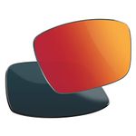 Vaep Polarized Replacement Lenses for Maui Jim Canoes MJ208 Sunglasses, Brick Red, Canoes